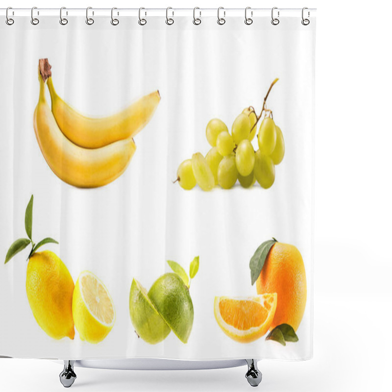 Personality  Different Fresh Fruits Shower Curtains