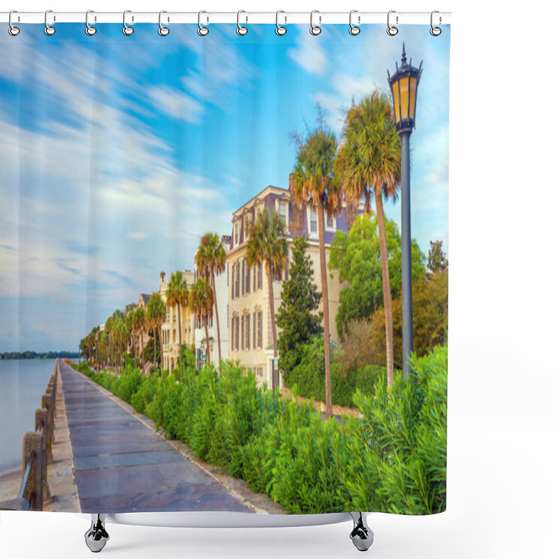 Personality  Battery Park In The Historic Waterfront Area Of Charleston, South Carolina, USA Shower Curtains