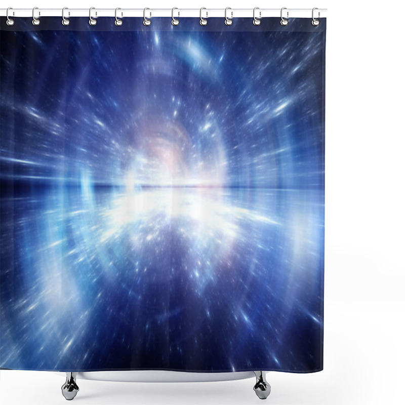 Personality  Time Warp, Traveling In Space. Shower Curtains