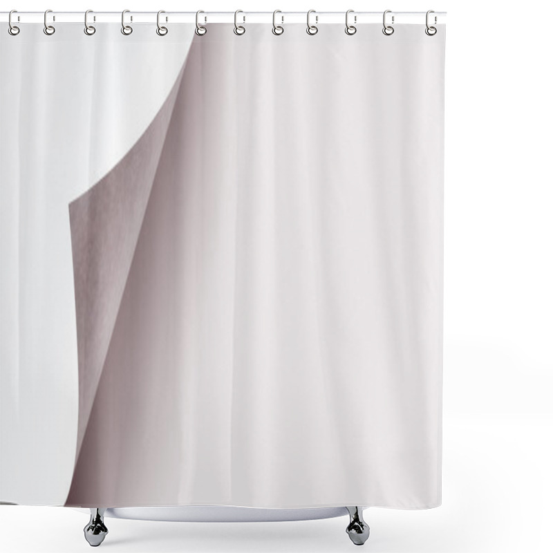 Personality  Page Curl Shower Curtains