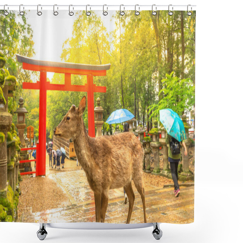 Personality  Nara Deer At Sunset Shower Curtains