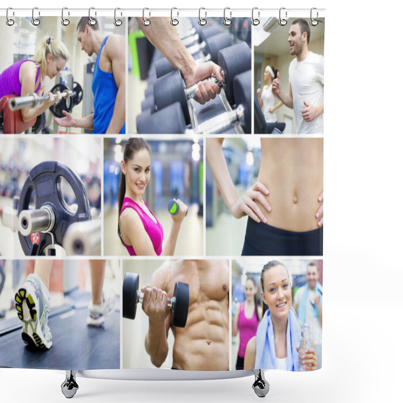 Personality  Fitness Shower Curtains