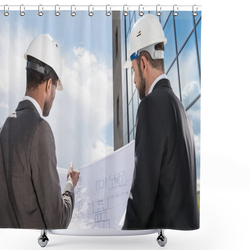 Personality  Professional Architects Working  Shower Curtains