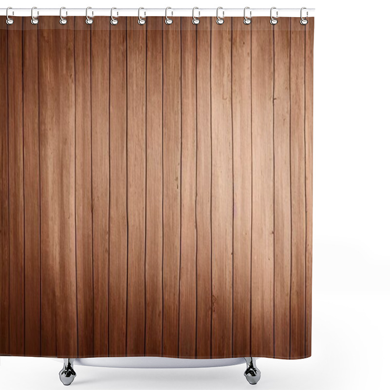 Personality  Wood Texture Background. Wooden Planks. Shower Curtains