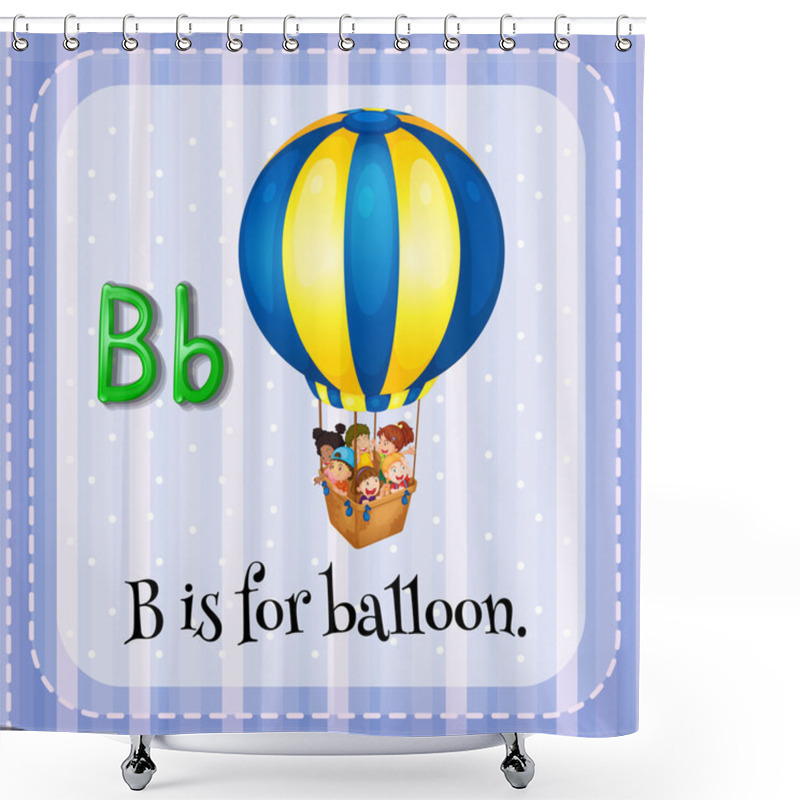 Personality  Letter B Shower Curtains