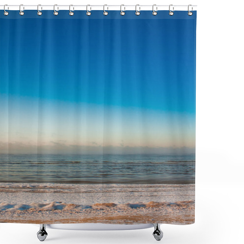 Personality  Sea With Couds Shower Curtains