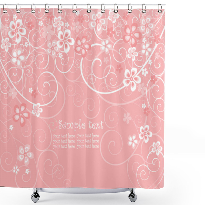 Personality  Greeting Card Shower Curtains