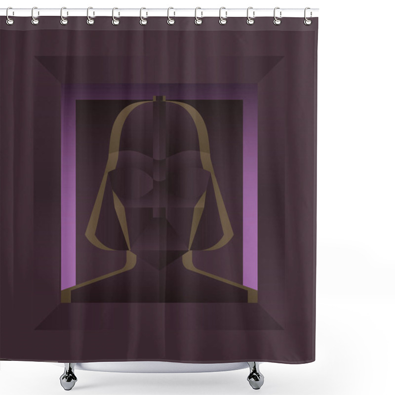 Personality  Illustration Of Darth Vader Shower Curtains