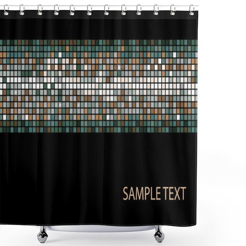 Personality  Abstract Background Shower Curtains