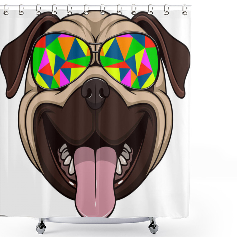 Personality  Funny Kind Pug Shower Curtains