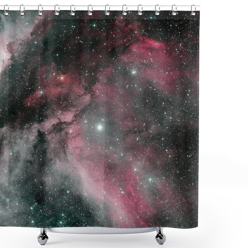 Personality  The Carina Nebula Is A Large Bright Nebula. Shower Curtains