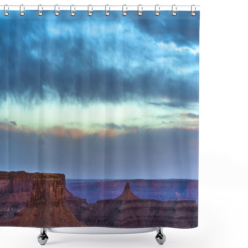 Personality  Beautiful Sunset Near The Marlboro Point Canyonlands Utah Shower Curtains