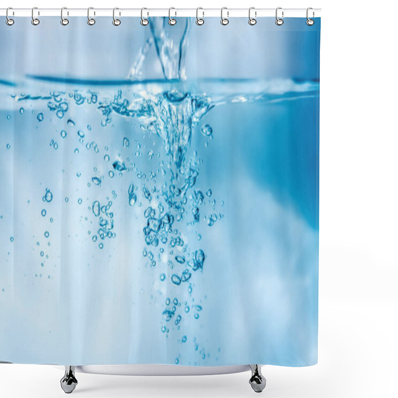 Personality  An Image Of A Nice Water Air Bubbles Background Shower Curtains