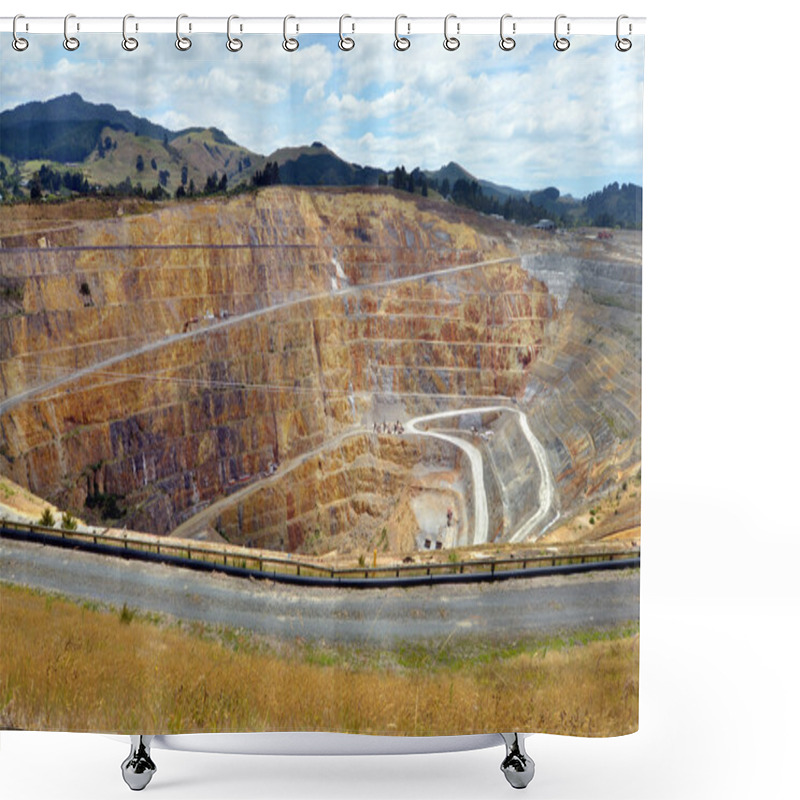 Personality  Martha Gold Mine In Waihi Shower Curtains