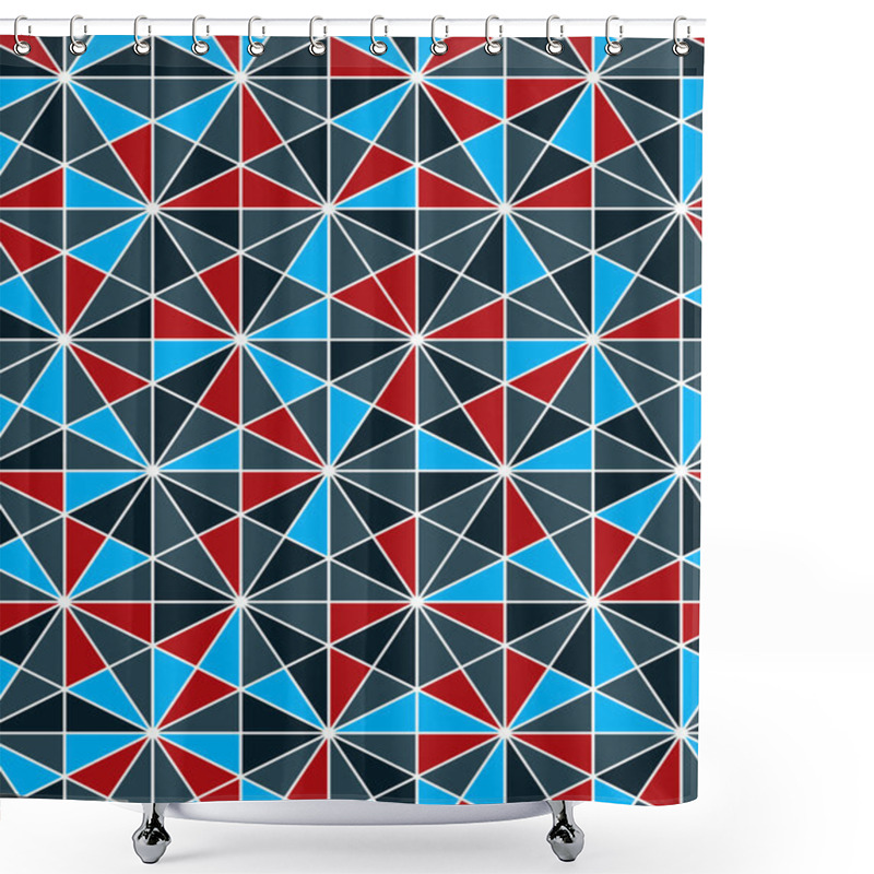 Personality  Geometric Seamless Pattern Shower Curtains