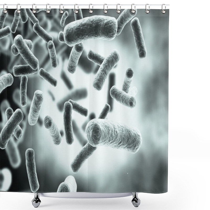 Personality  Bacteria Cells Shower Curtains