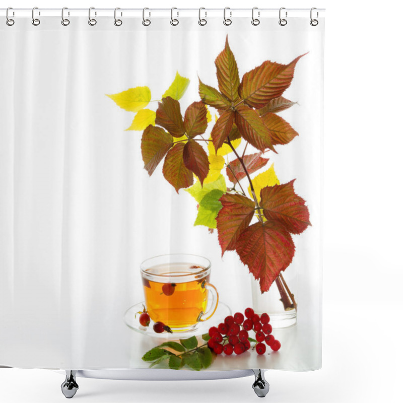 Personality  Tea With Rosehip Shower Curtains