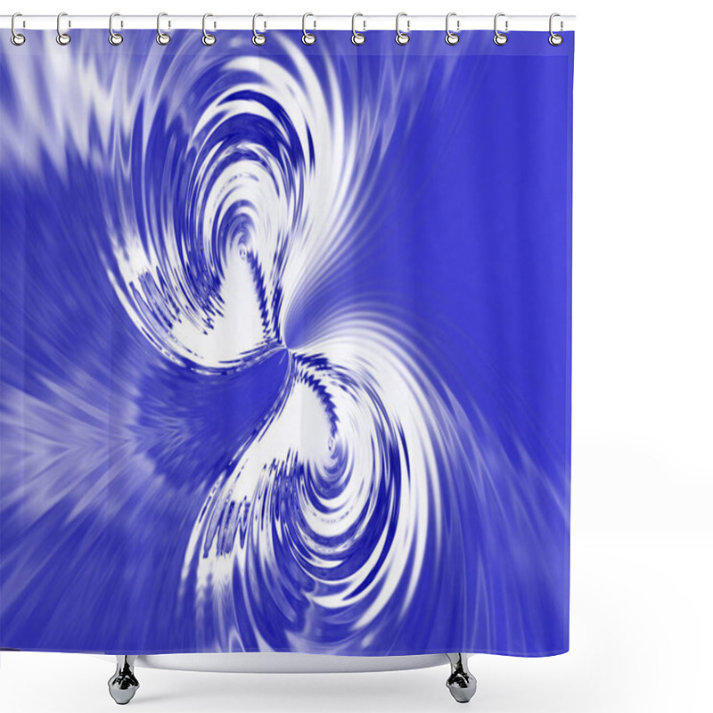 Personality  Abstract Background Of The Gradient With Visual Wave And Lighting Effects, Good For Your Project Design. Abstract Coloring Background Shower Curtains