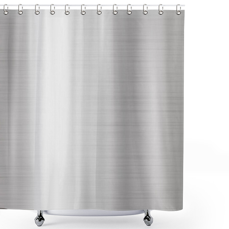 Personality  Silver Metal Texture Background Vector Illustration Shower Curtains