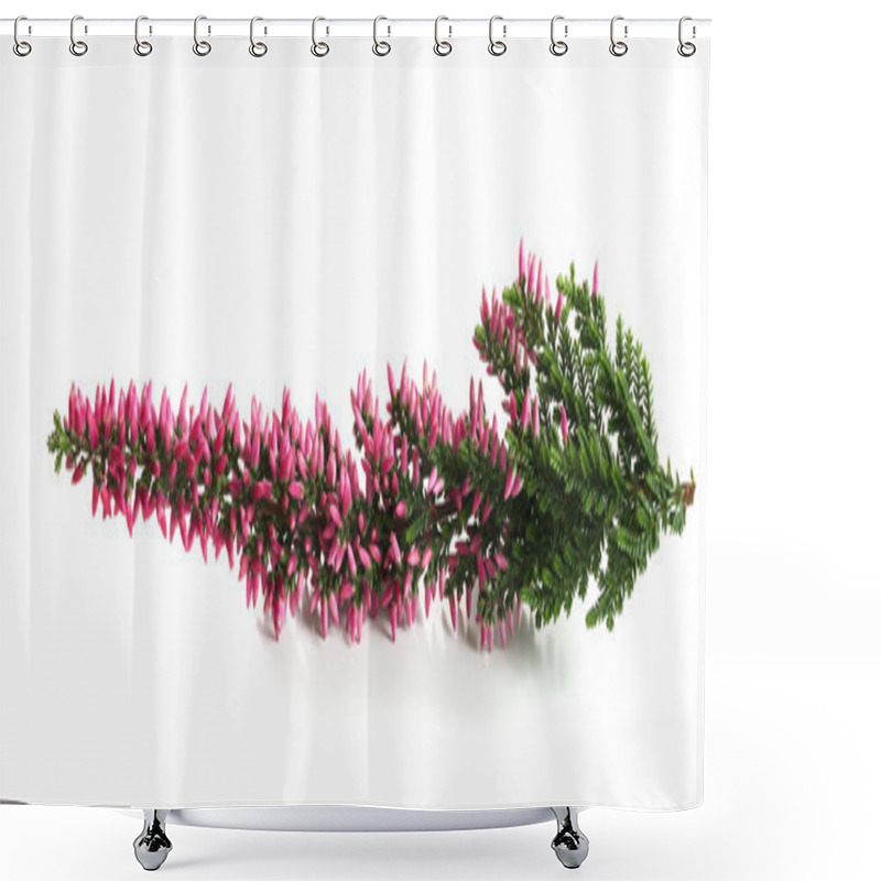 Personality  Heather Branch In Flowers Shower Curtains