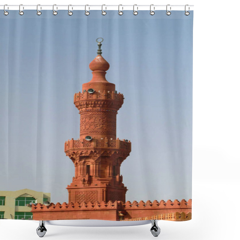 Personality  Exterior View To Great Masjid Minaret, Khartoum, Soudan Shower Curtains