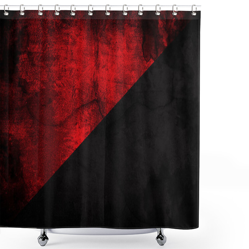 Personality  Anarcho Communist Movemnet Flag Shower Curtains