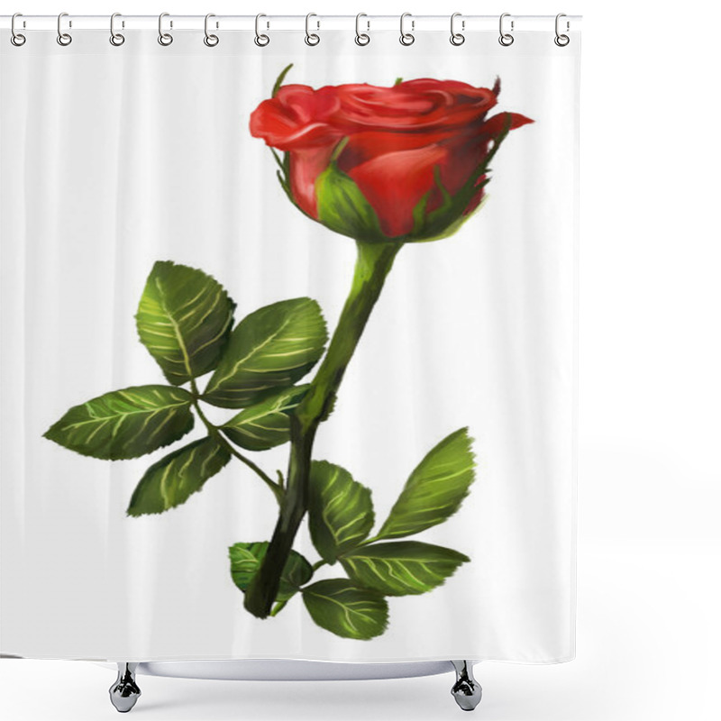 Personality  Red Roses Shower Curtains