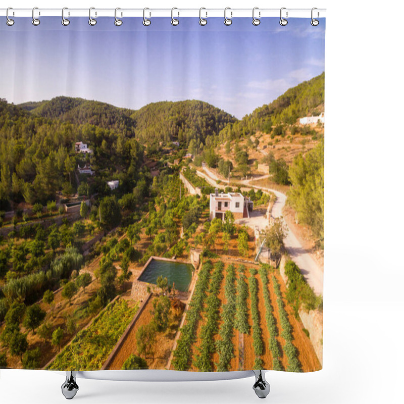 Personality  Huertos En Broll De Buscastell, San Antonio De Portmany,Ibiza, Balearic Islands, Spain Shower Curtains