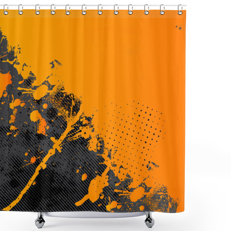 Personality  Grunge Background Shower Curtains