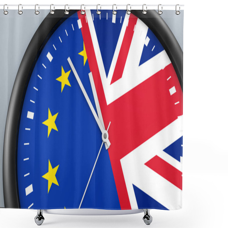 Personality  Brexit Time Negotiation Process Concept Shower Curtains