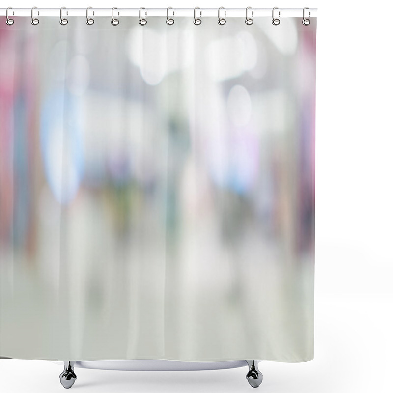 Personality  Defocused Blurred Background. Shower Curtains