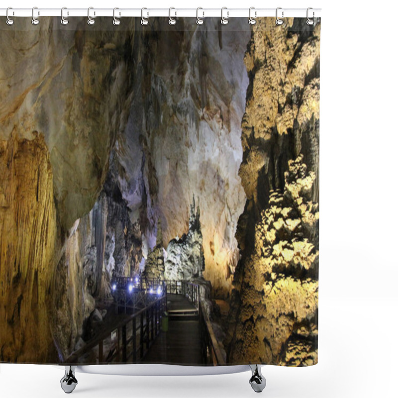 Personality  Paradise Cave In The National Park Vietnam Shower Curtains