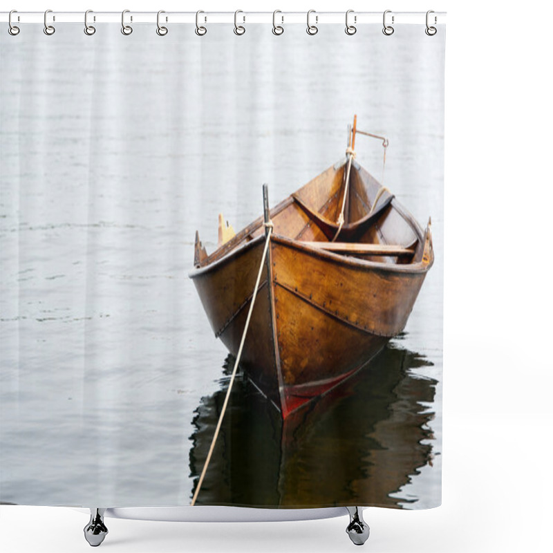 Personality  Rowboat In Oslo Shower Curtains