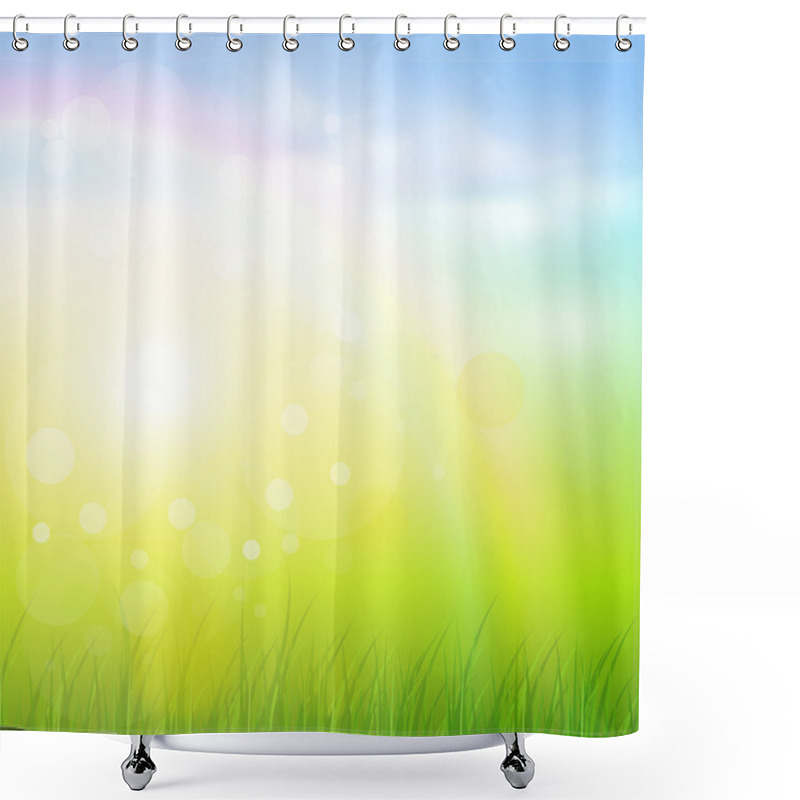 Personality  Natural Background Shower Curtains