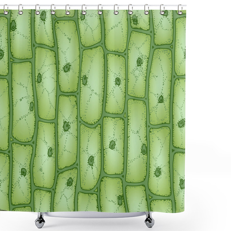 Personality  Plant Cell Pattern2 Shower Curtains