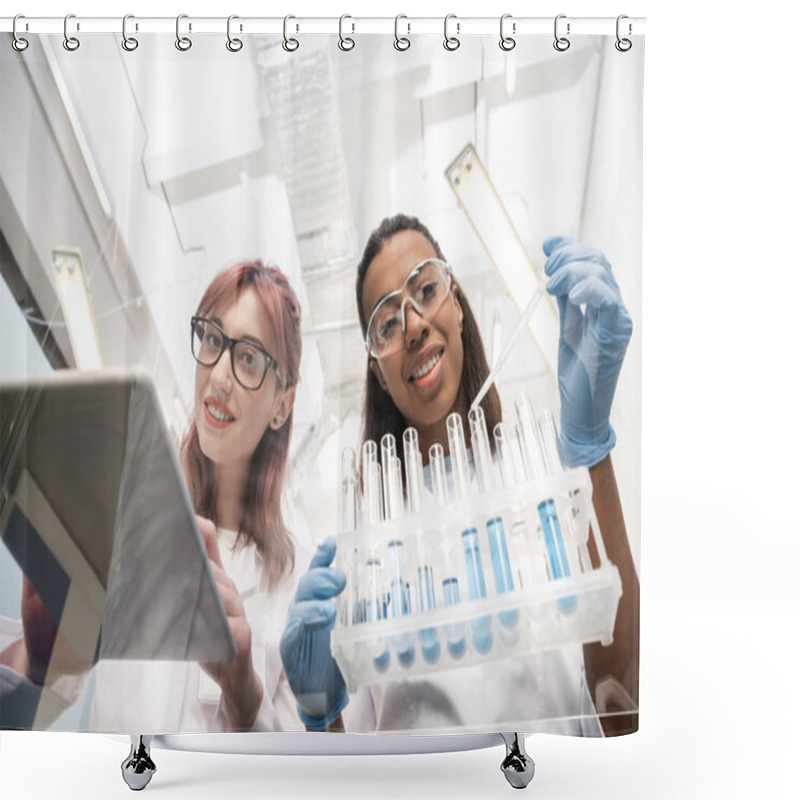 Personality  Scientists Working Together Shower Curtains