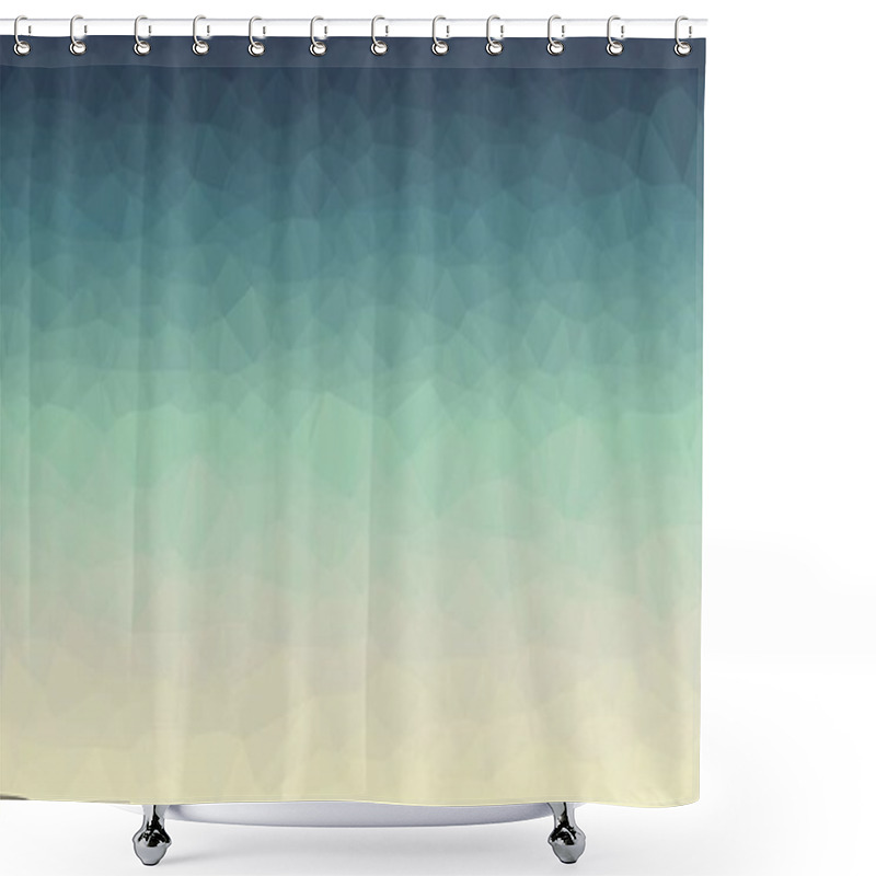 Personality  Creative Prismatic Background With Polygonal Pattern Shower Curtains