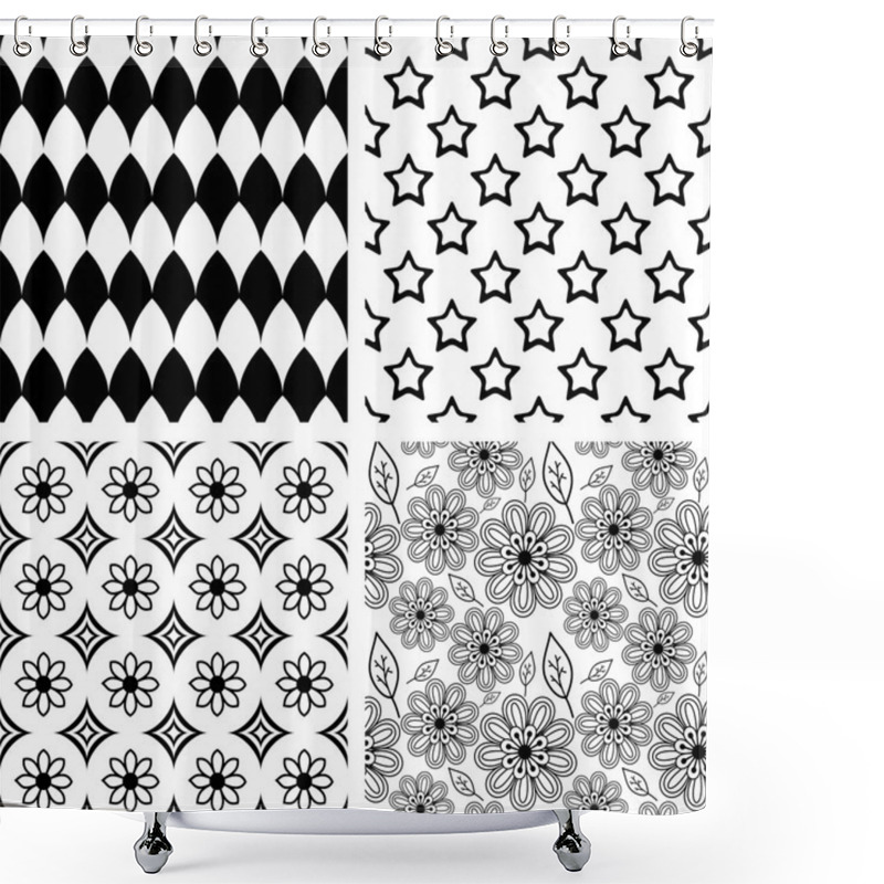 Personality  Patterns Shower Curtains