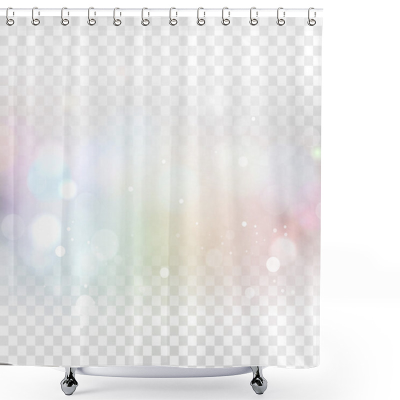 Personality  Light Abstract Background. Shower Curtains