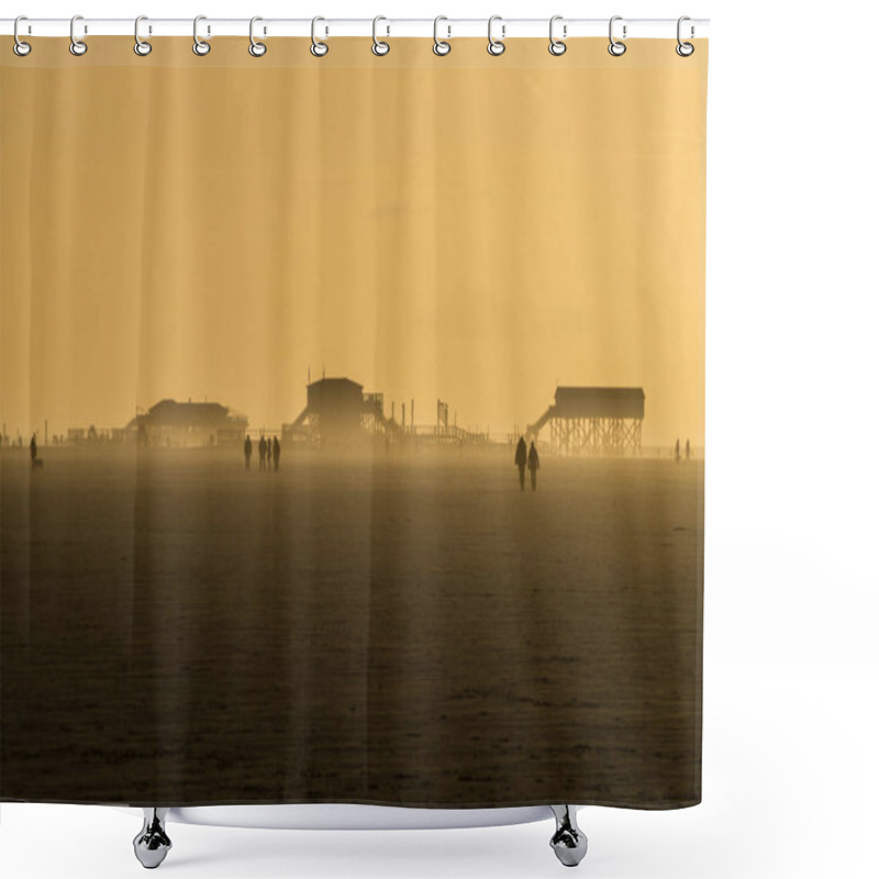 Personality  Sea Mist At The Beach  Shower Curtains