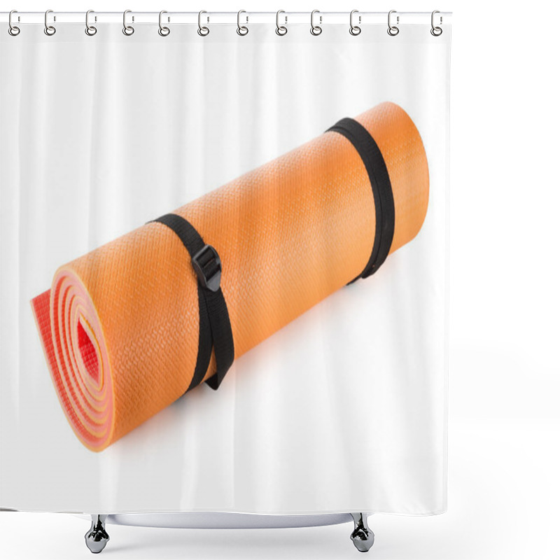 Personality  Orange Camping Mat Shower Curtains