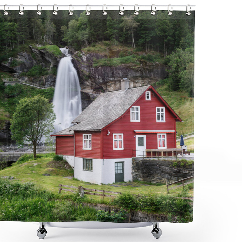 Personality  Steinsdalsfossen - Waterfalls In Norway Shower Curtains