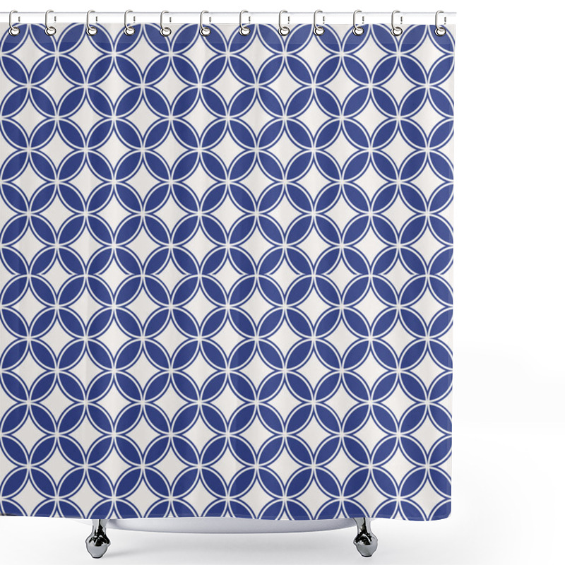 Personality  Monochrome Geometrical Pattern Shower Curtains