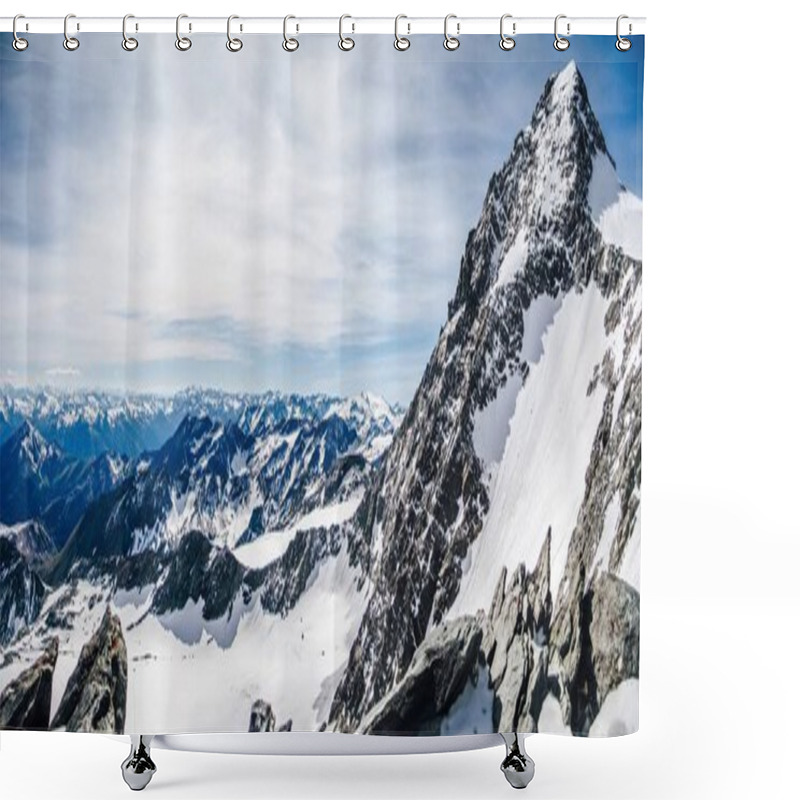 Personality  A Majestic Winter Wonderland In The Highest Mountain Of Austria, The Grossglockner Shower Curtains