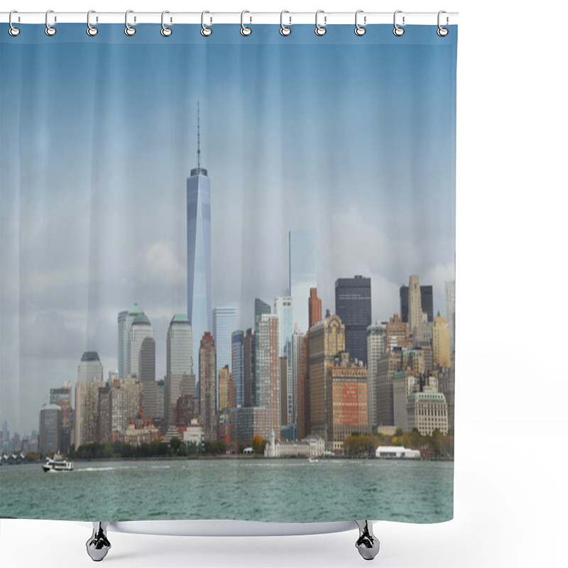 Personality  Manhattan Skyline Shower Curtains