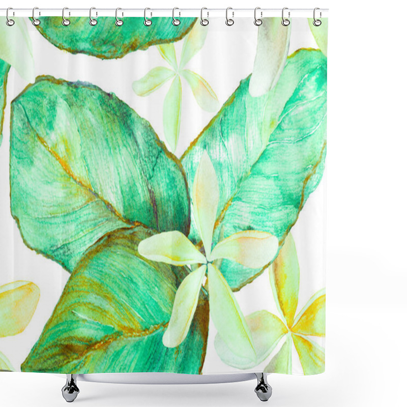 Personality  Orchid Seamless Pattern. Shower Curtains