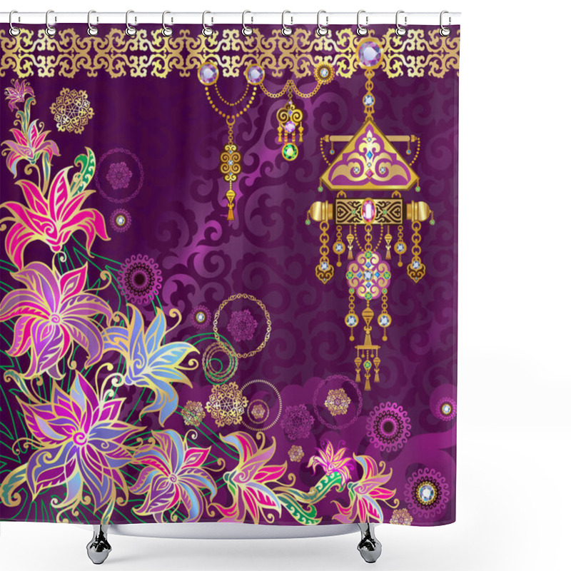 Personality  8 Marta  Logo.cdr Shower Curtains