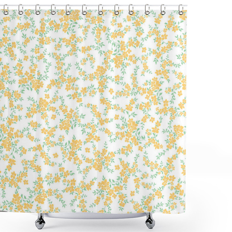 Personality  Seamless And Liberty Style Cute Floral Pattern, Shower Curtains