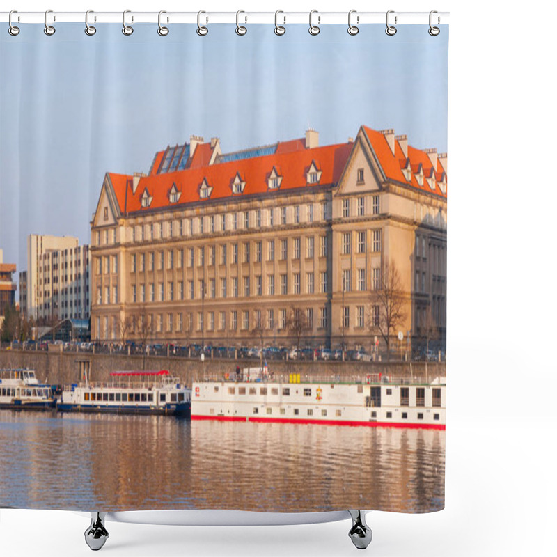 Personality  Hitorical Building, Faculty Of Law, Charles University In Prague Shower Curtains