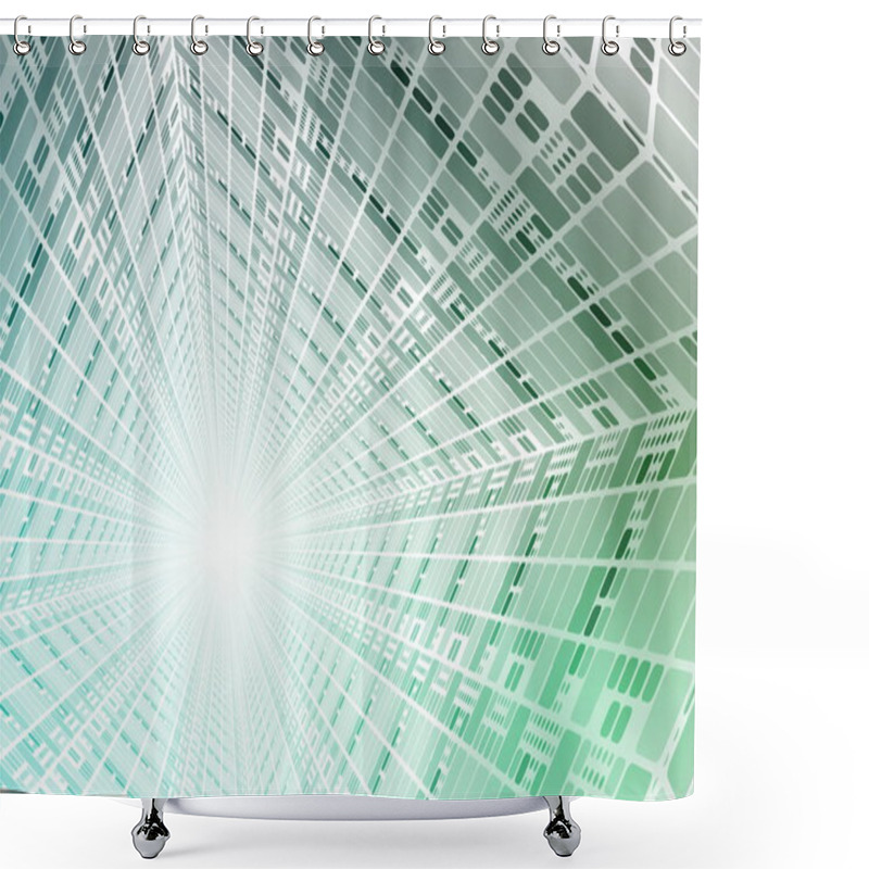 Personality  Information Highway Shower Curtains